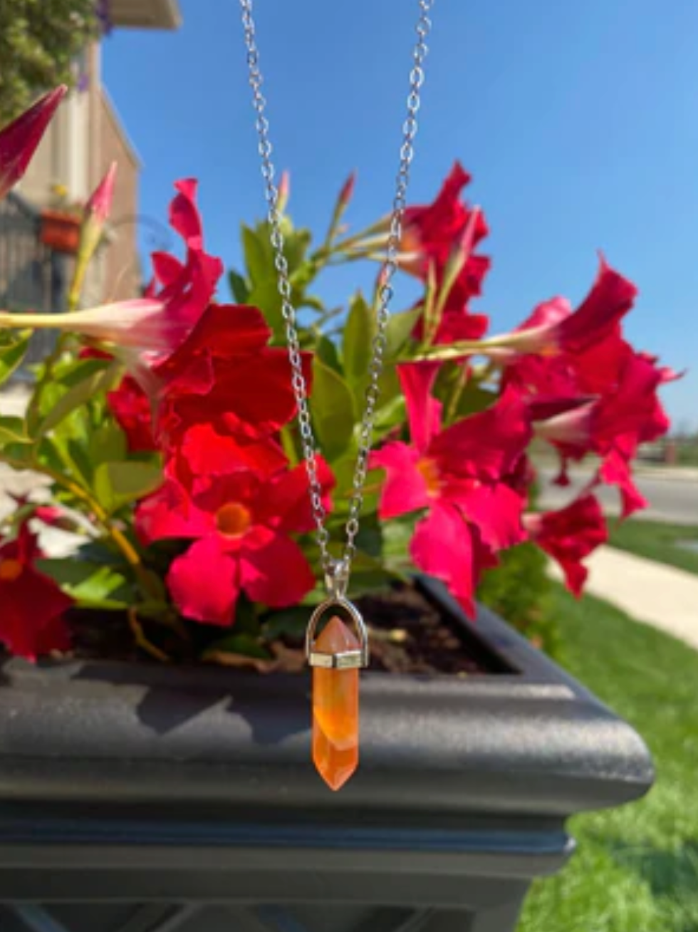 Carnelian Courage Necklace